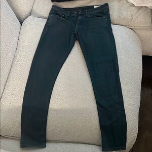 rag & bone Men's Skinny Jeans - Dark Blue